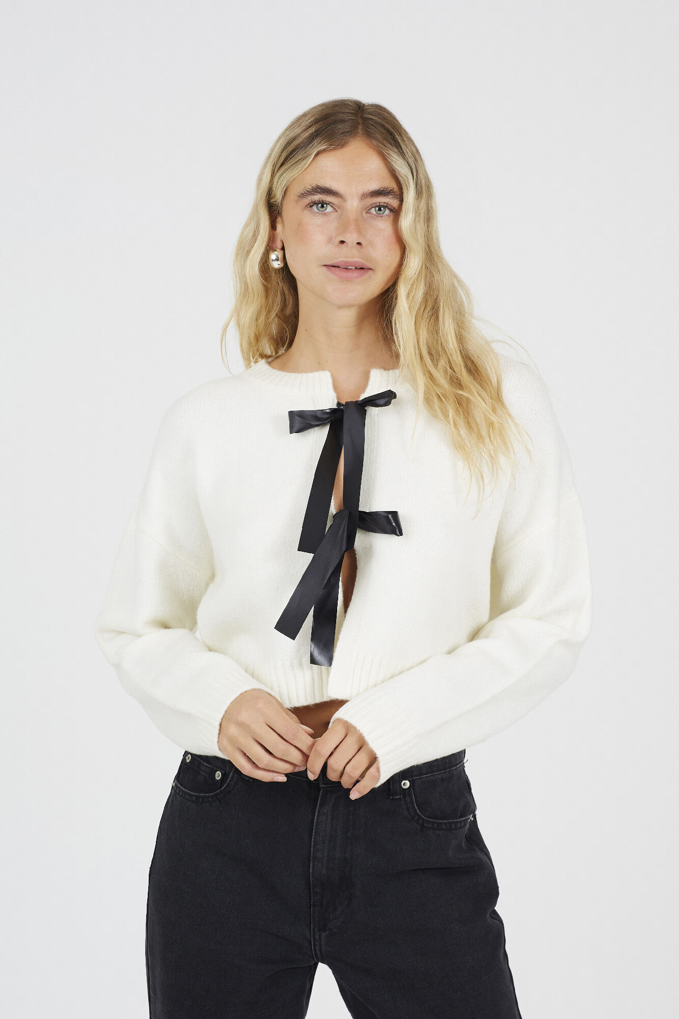 Brave Soul Cardigan de malha com la&ccedil;os