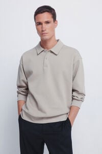 Springfield Polo piqué manga larga interlock boxy fit
