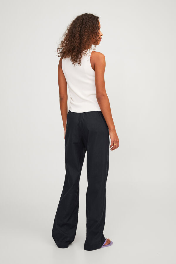 Jack & Jones Pantal&oacute;n regular fit verano negro