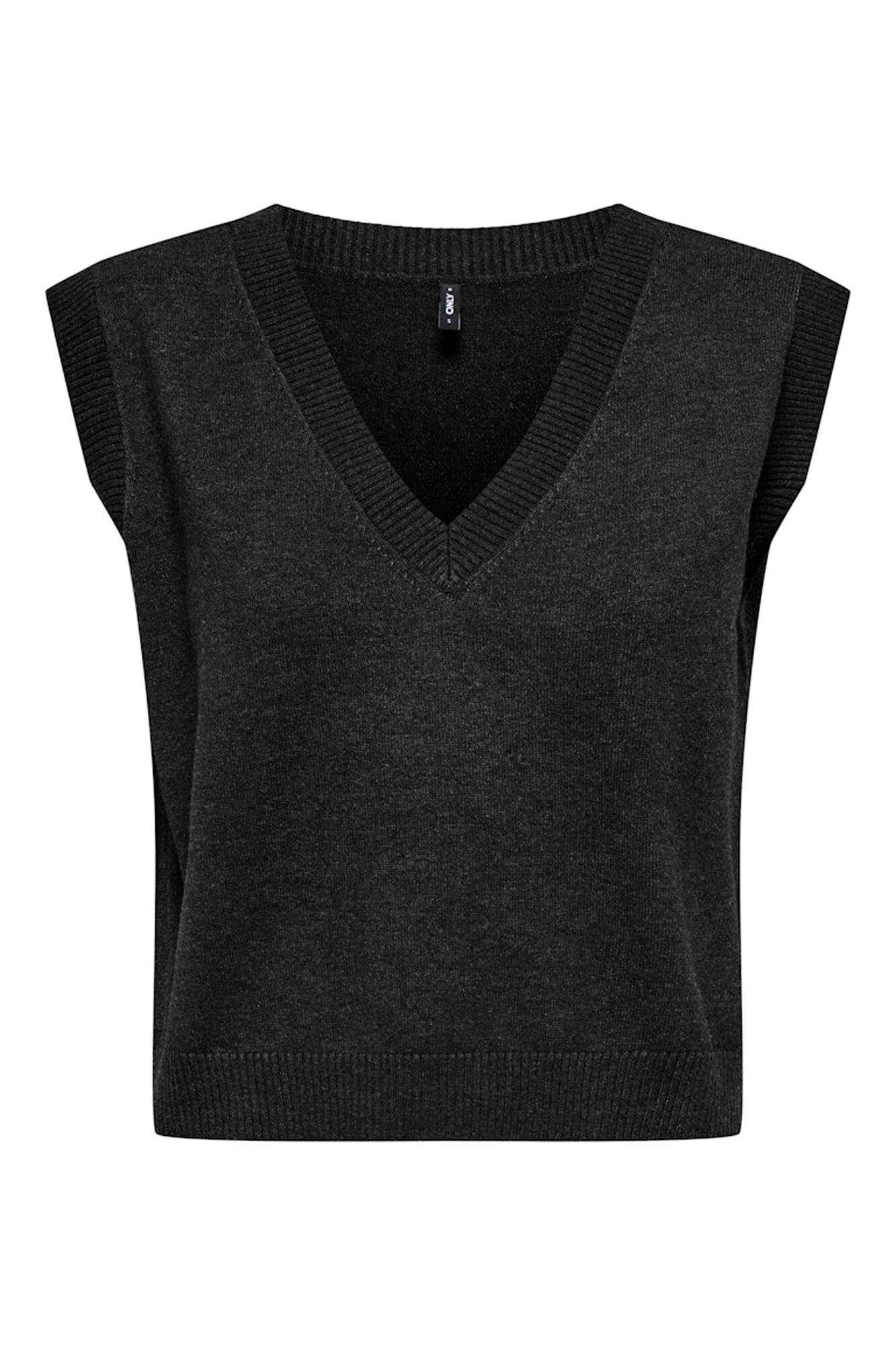 Only Chaleco de cuello de pico