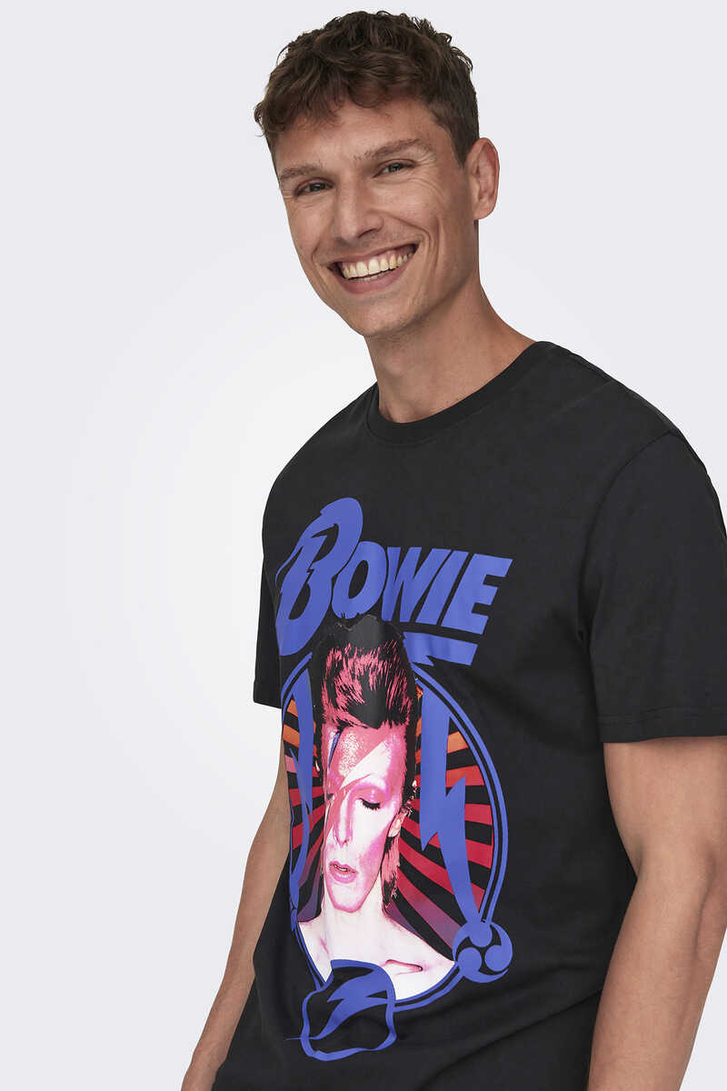 Springfield Bowie short-sleeved T-shirt black