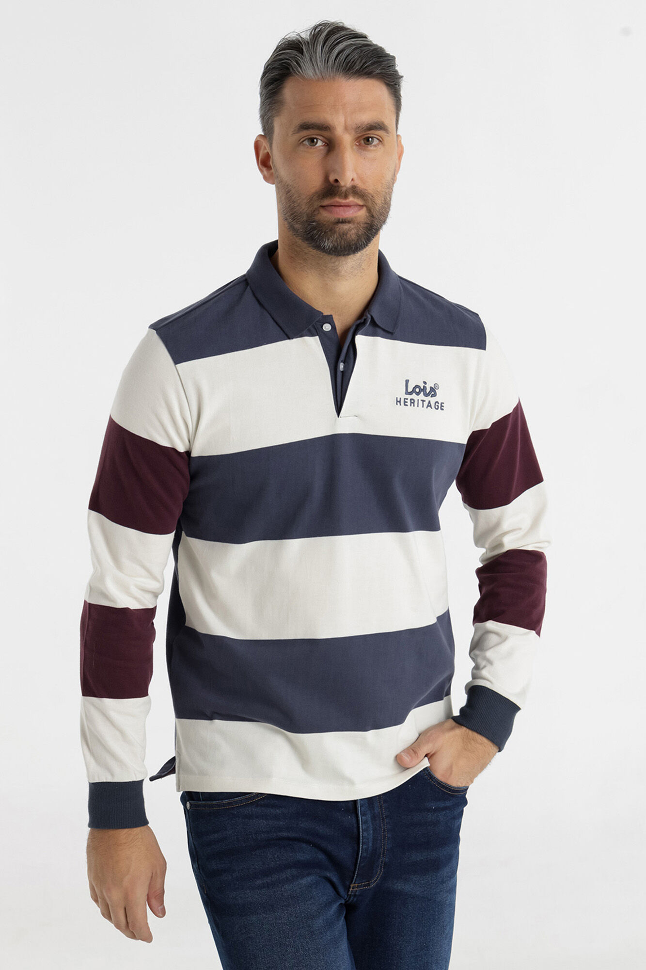 Lois Polo Manga Larga