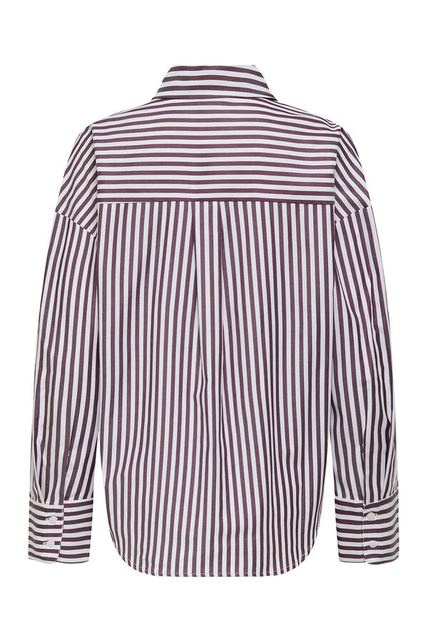JDY Long sleeve striped shirt white