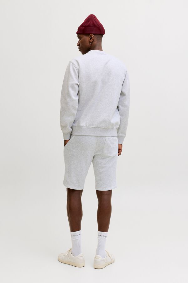 Jack & Jones Bermuda felpa regular fit blanco