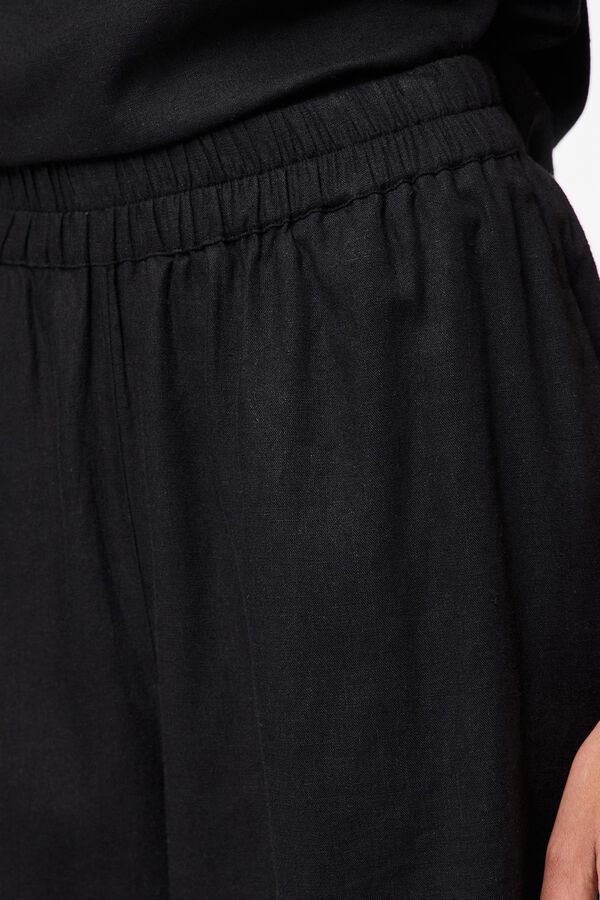Pieces Short de lino negro