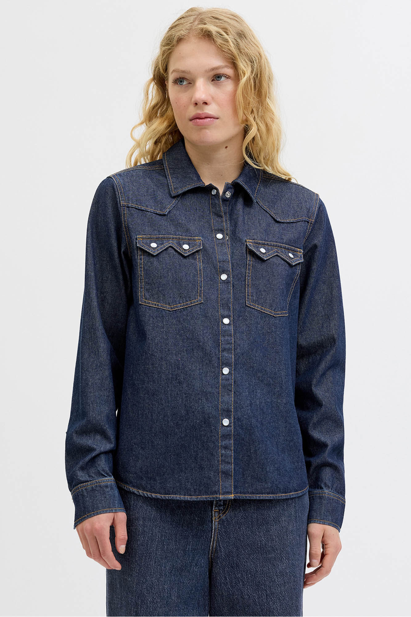 Jack & Jones Camisa regular fit denim