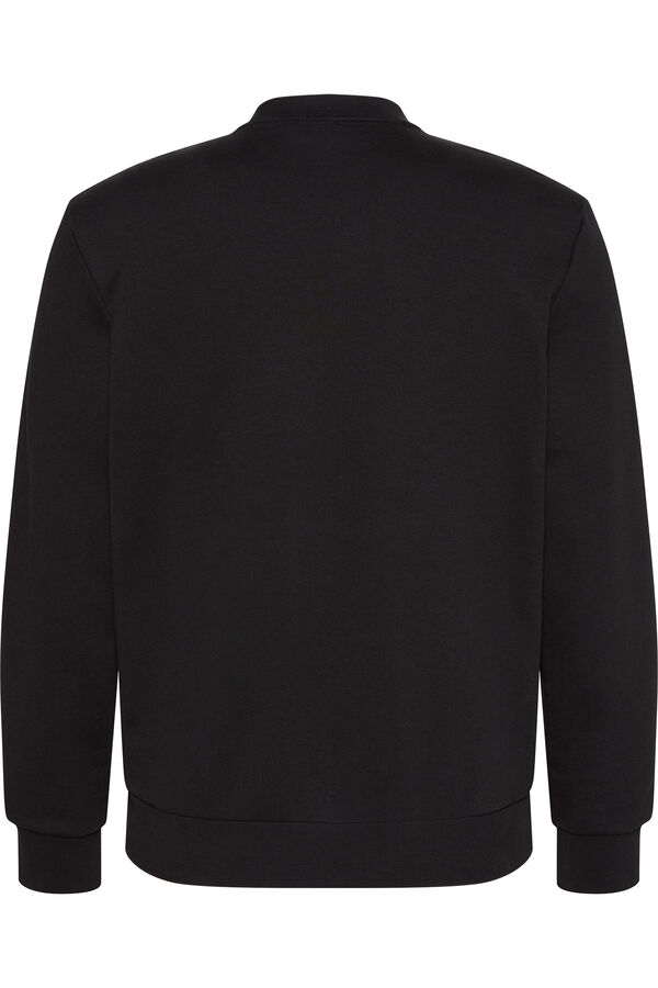 Calvin Klein Sudadera logo bauhaus negro