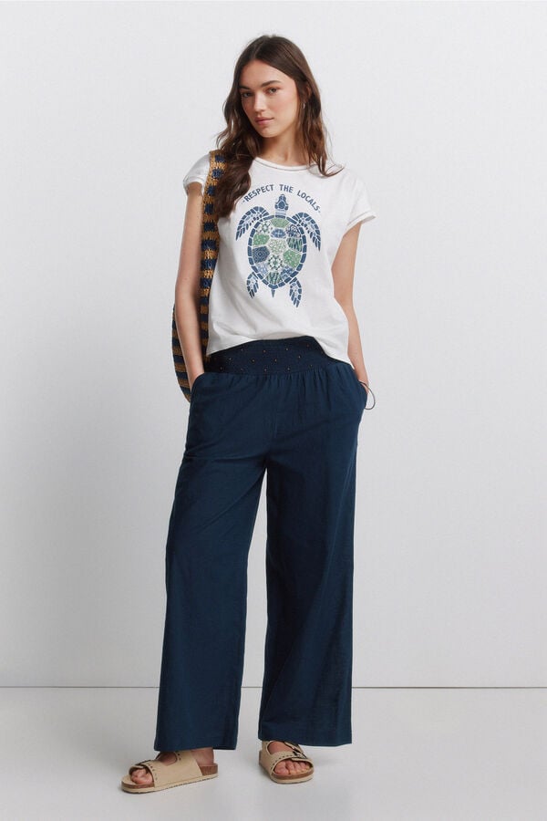 Springfield Printed short sleeve T-shirt printed