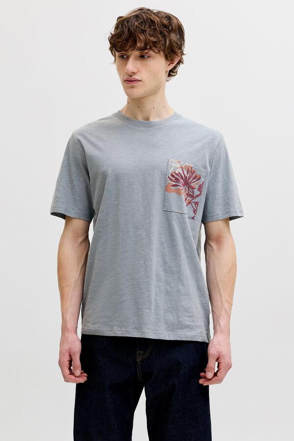 Jack & Jones Regular fit pocket T-shirt blue