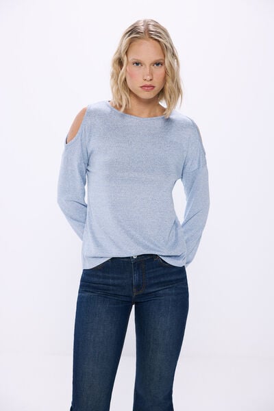 Springfield neckline neckline t-shirt bluish