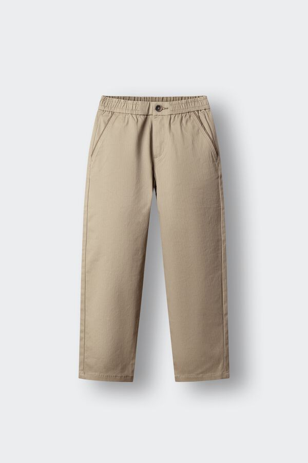 Springfield Kids Pantal&oacute;n falsa estructura ni&ntilde;o nude