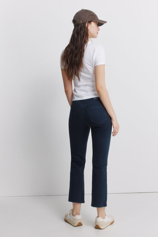 Springfield Kick flare jeans color blue
