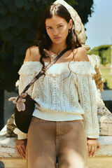 High Spirits Jersey Frillie blanco