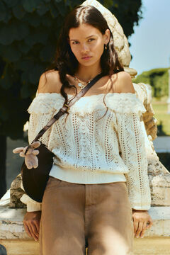 High Spirits Pullover -R&uuml;schen Wei&szlig;