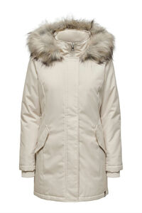 Only Parka con capucha con pelo