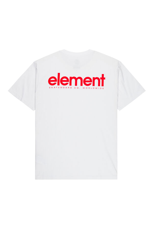 Element Camiseta de manga corta blanco
