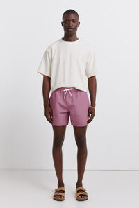 Springfield Ba&ntilde;ador estampado hojas bolsillo cremallera