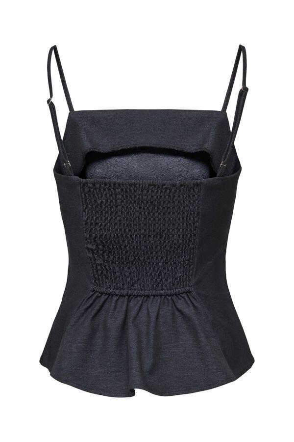 JDY Draped vest top bleu
