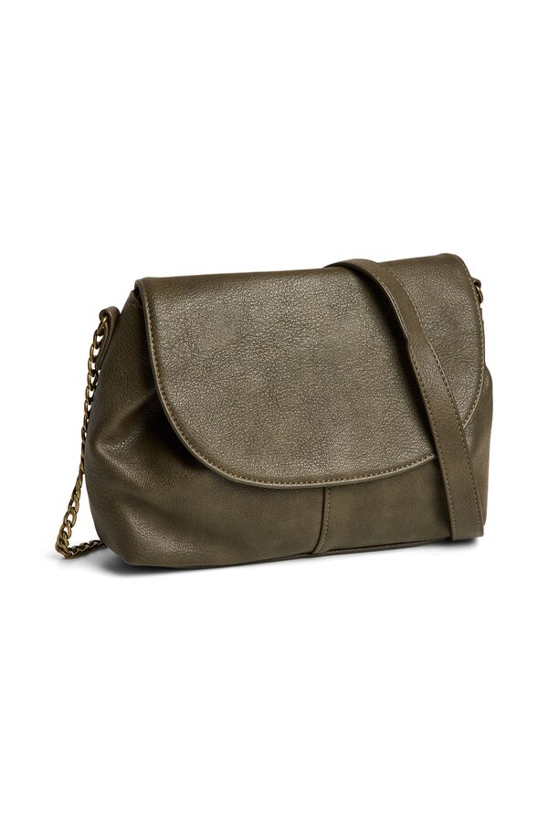 Pieces Crossbody bag with chain green