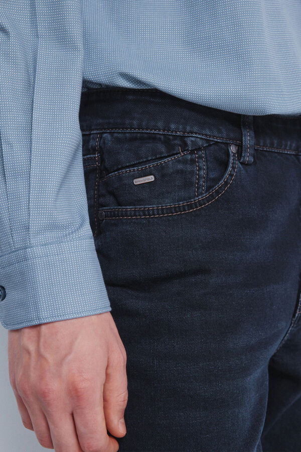 Springfield Very dark blue skinny fit jeans blue