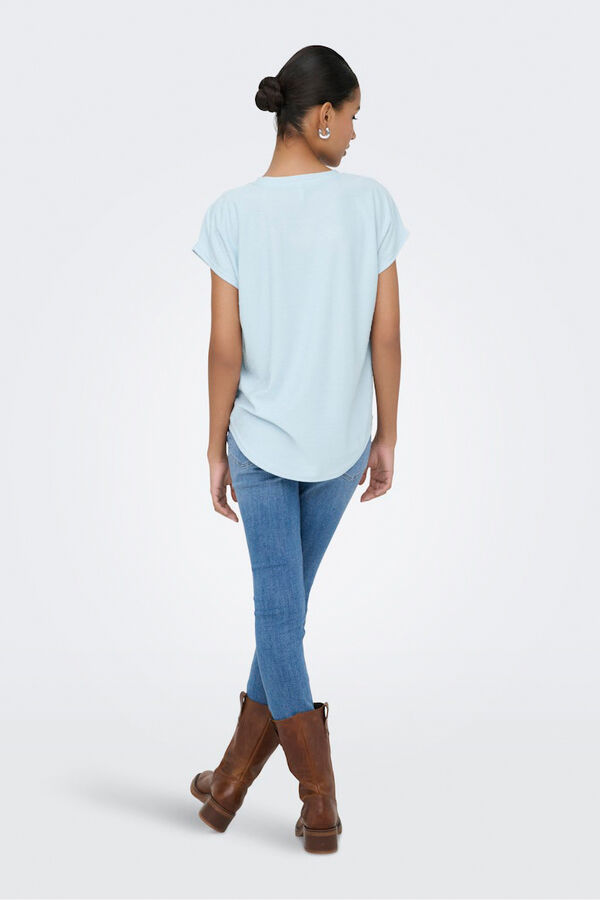 Only Camiseta plumeti azul