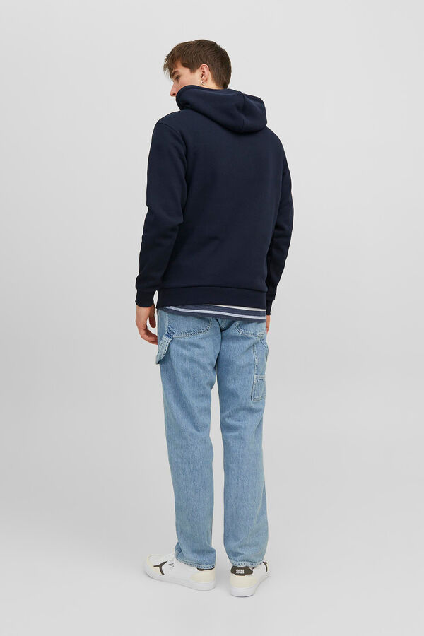 Jack & Jones Relaxed fit hood blue