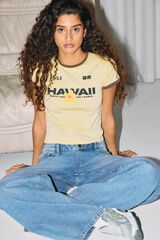 Noisy May Fitted short sleeve T-shirt printed