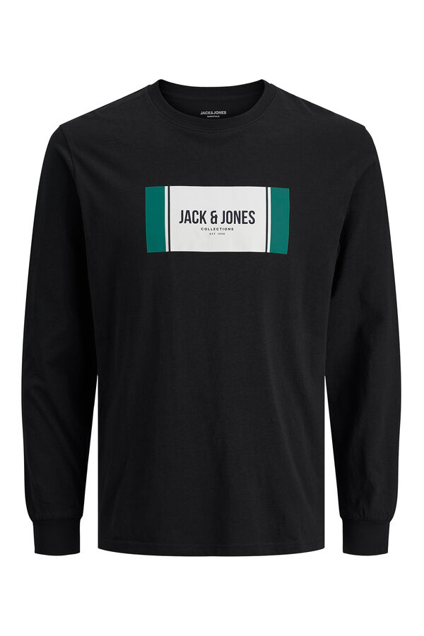 Jack & Jones Regular fit T-shirt  Crna