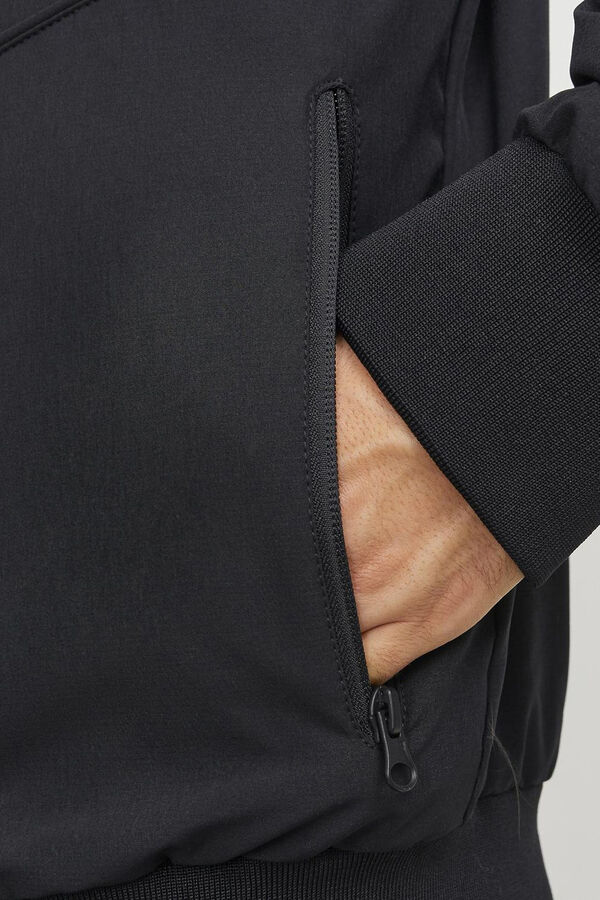 Jack & Jones Chaqueta bomber capucha negro