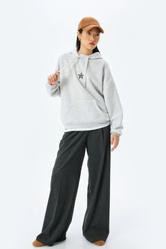 Koton Sweatshirt bordada com capuz
