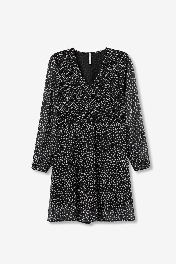 Tiffosi Animal Print Dress black