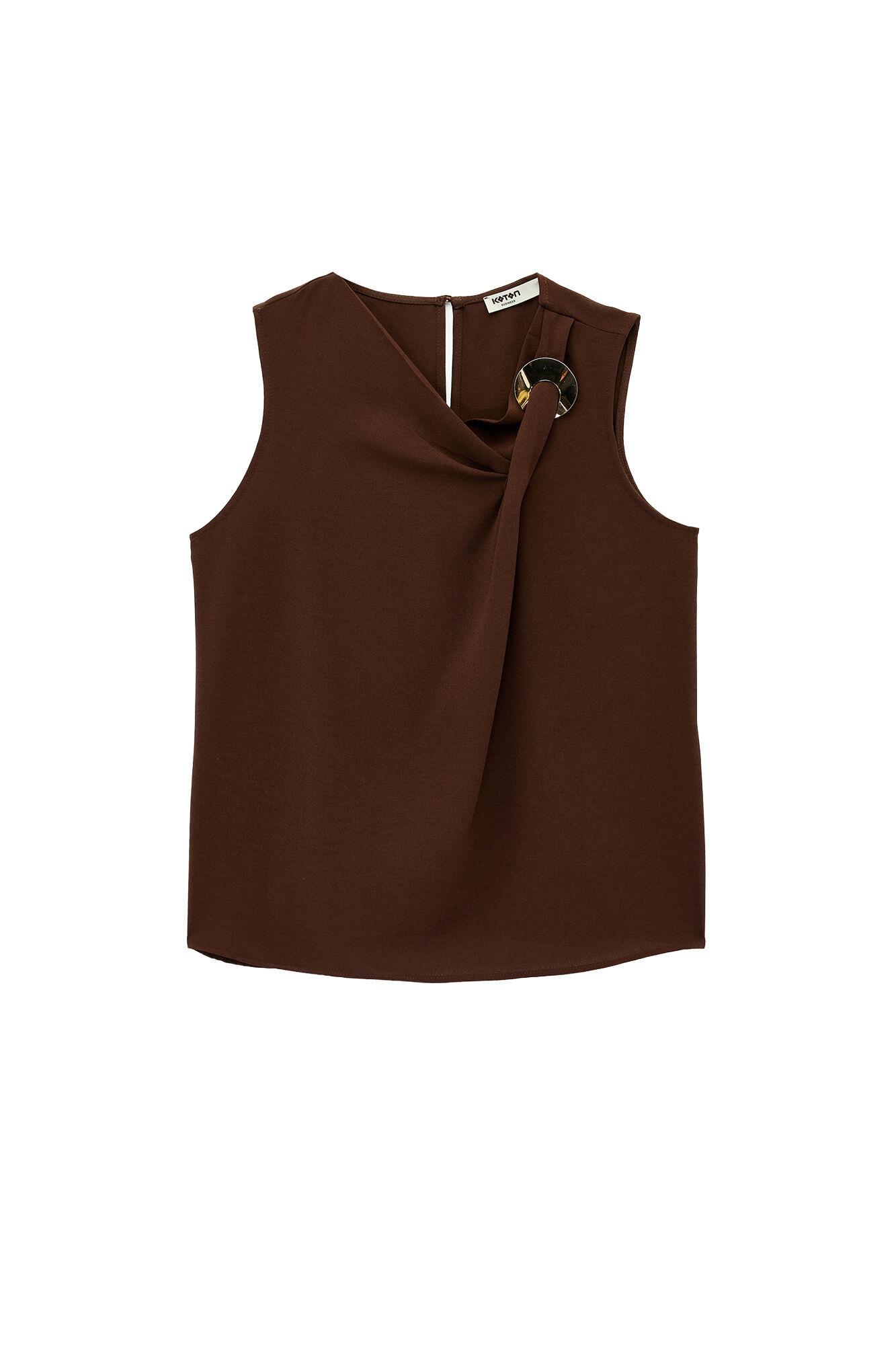 Koton Blusa com acess&oacute;rio met&aacute;lico