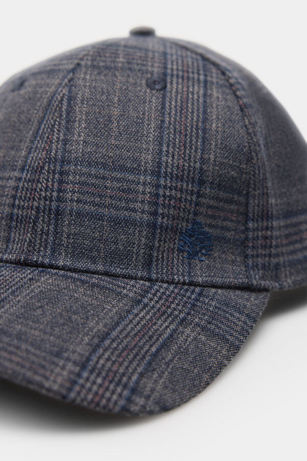 Springfield Checkered baseball cap blue