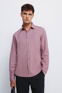 Springfield Two-tone structured dress shirt