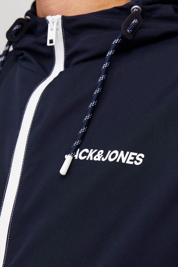 Jack & Jones Hooded bomber jacket blue