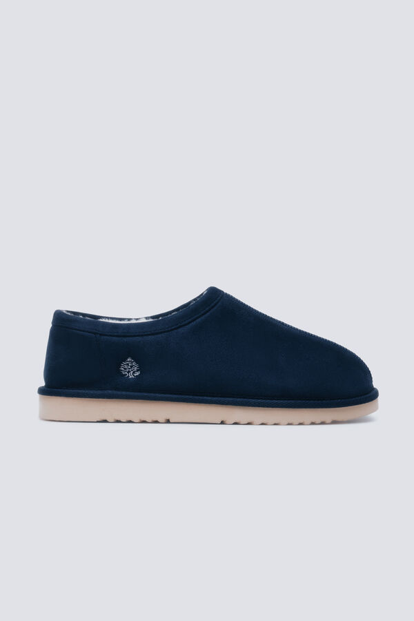 Springfield House clog slipper blue