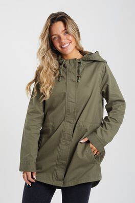 Parka con capucha