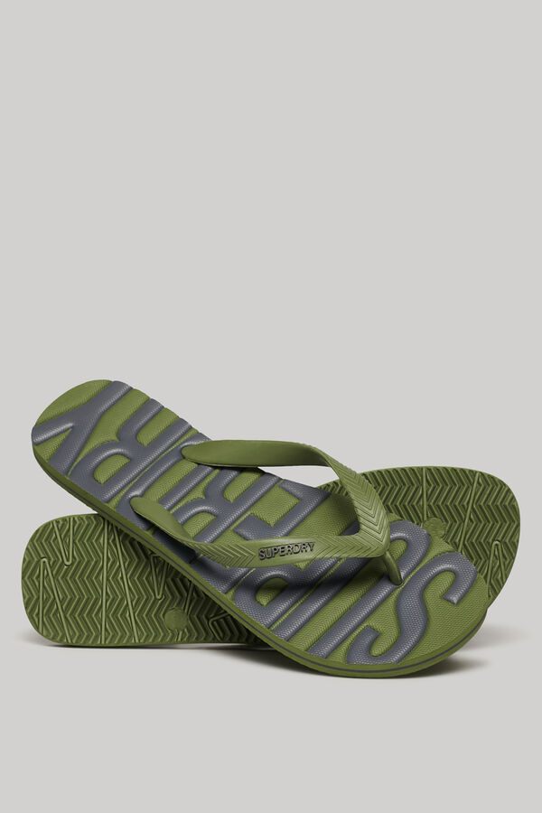 Springfield Vegan sandals with Vintage Logo dark gray
