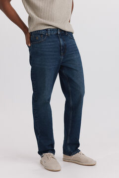 Springfield Overtinted wash straight fit jeans