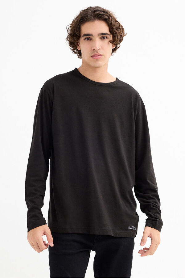 Inside Camiseta B&aacute;sica Colores negro