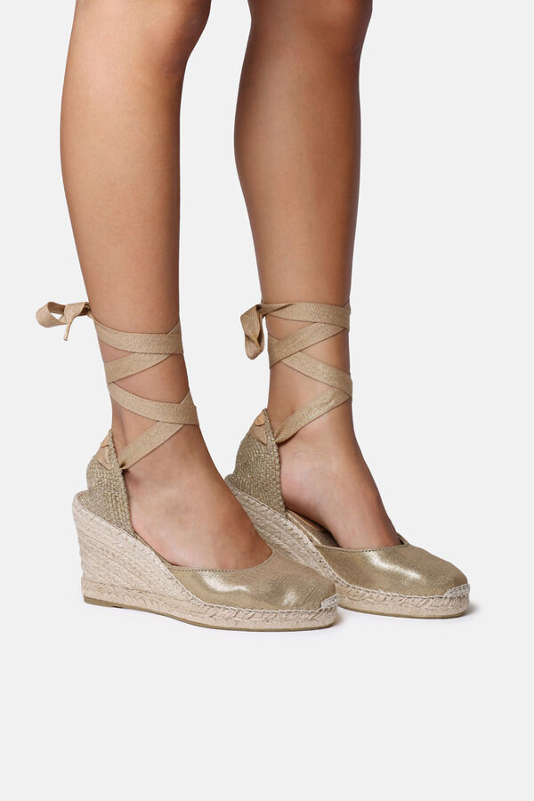 Toni Pons Espadrille wedge with ties printed