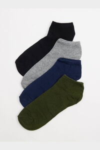 Inside 4er-Pack kurze Socken