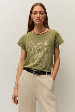 Systemaction Camiseta con print de mariposa