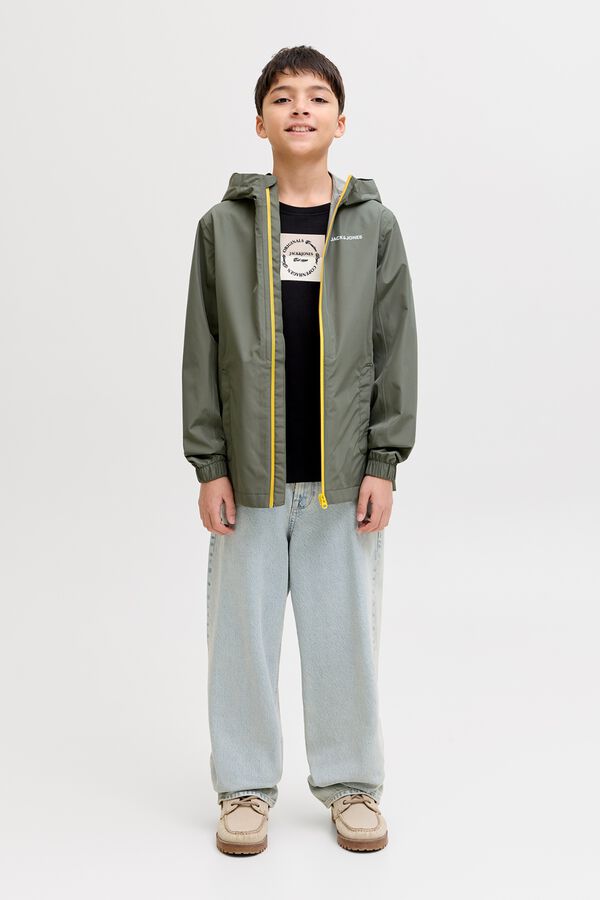 Jack & Jones Junior Raincoat logo nude