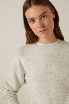 Springfield Reconsider Jumper with Pearl Beads grey