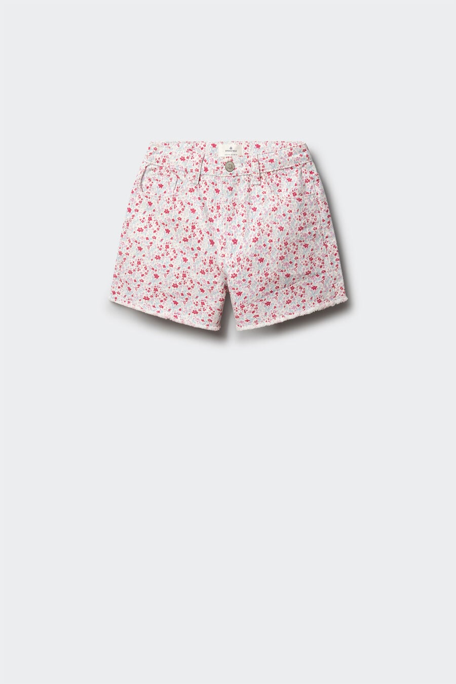 Short sarga flores niña
