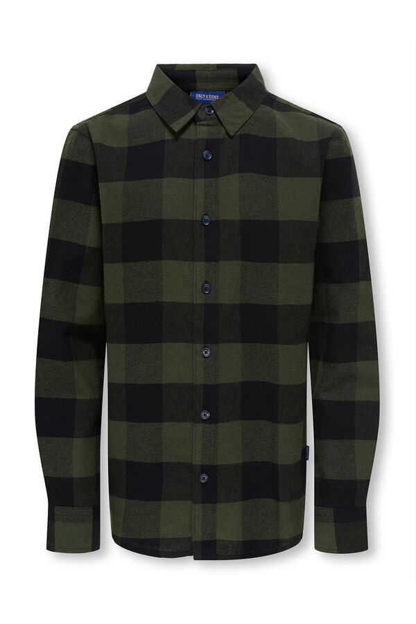 Only & Sons Junior Boy's overshirt. Zelena