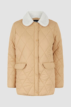 Springfield Short quilted coat brown