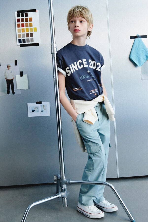 Springfield Kids Chino cargo ni&ntilde;o azul