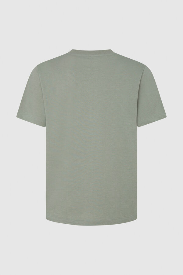 Springfield Marl short-sleeved T-shirt tamnokaki